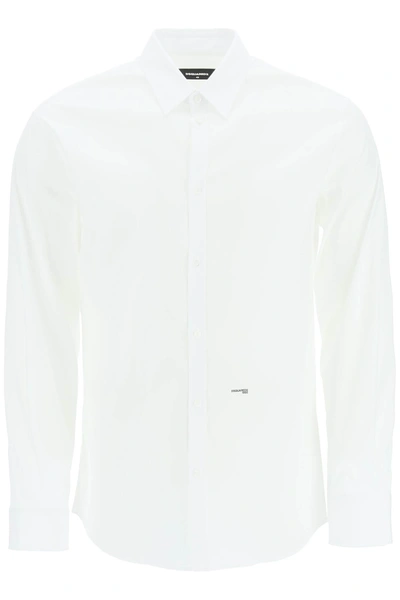 Dsquared2 Mini D2 Relax Shirt In White