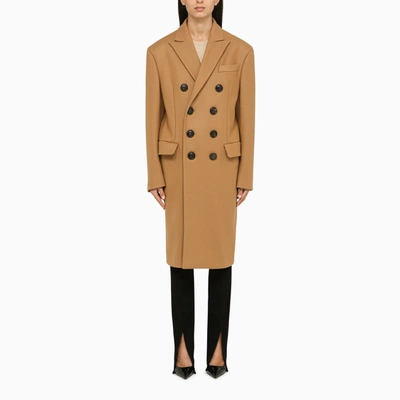 Dsquared2 Double-breasted Long-sleeve Trench Coat In New
