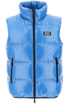 Dsquared2 Shiny Ripstop Down Vest In Blue