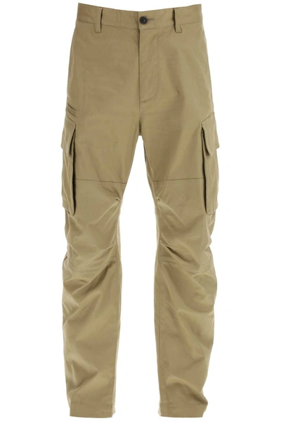 Dsquared2 Regular Fit Cargo Pants In Beige