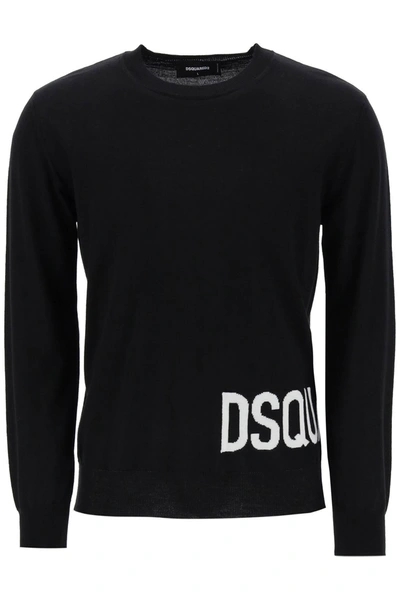 Dsquared2 Dsq2 Black Crewneck Jumper