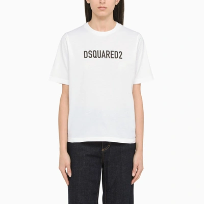 Dsquared2 White T Shirt With Logo
