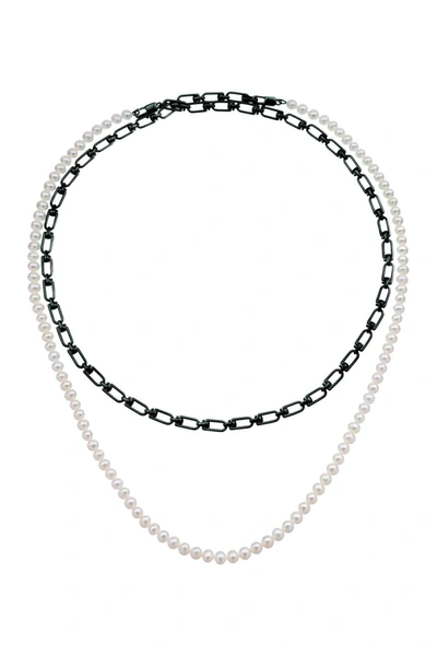Eéra Eera 'reine' Double Necklace With Pearls
