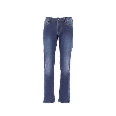 Emporio Armani Denim Jeans In Blue