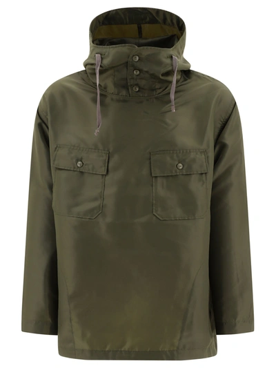 Engineered Garments "cagoule" Shirt In Green
