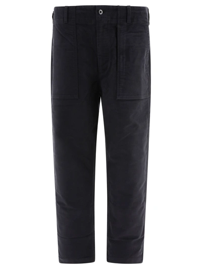 Engineered Garments Black Fatigue Denim Trousers