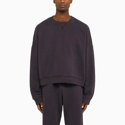 Entire Studios Ink Sweatshirt In Organic Cotton In Purple