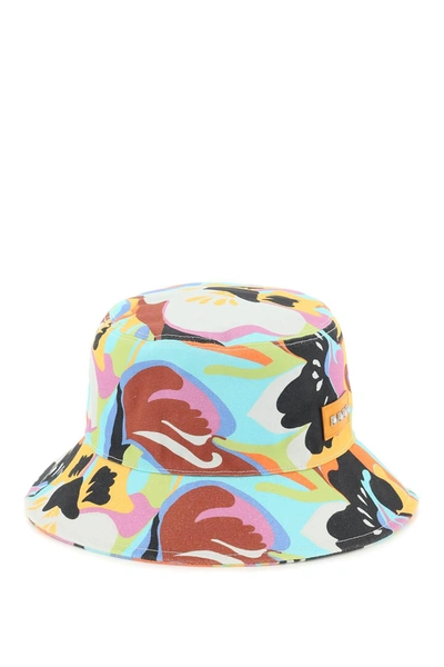 Etro Cappello Cotton Bucket Hat In Multicolor