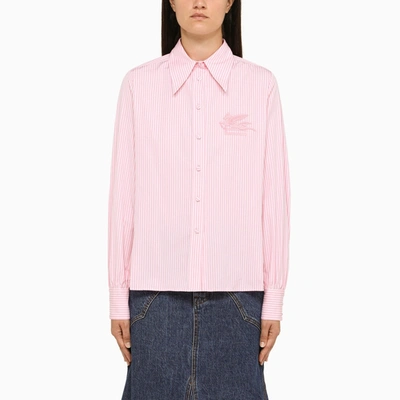Etro Pegasus Shirt In Pink