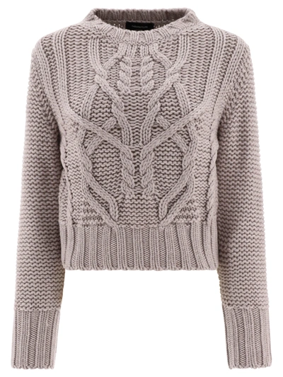 Fabiana Filippi Merino Wool Sweater In Grey
