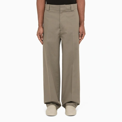 Fear Of God Eternal Baggy Trousers Grey In Brown