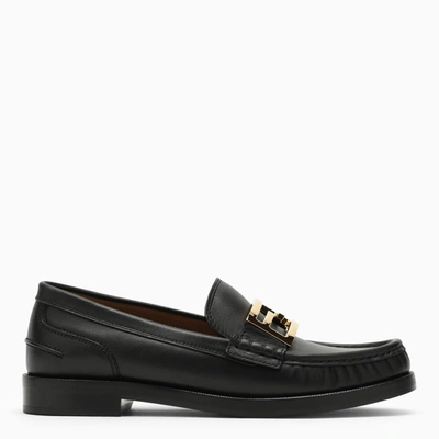 Fendi Baguette Loafers In Black