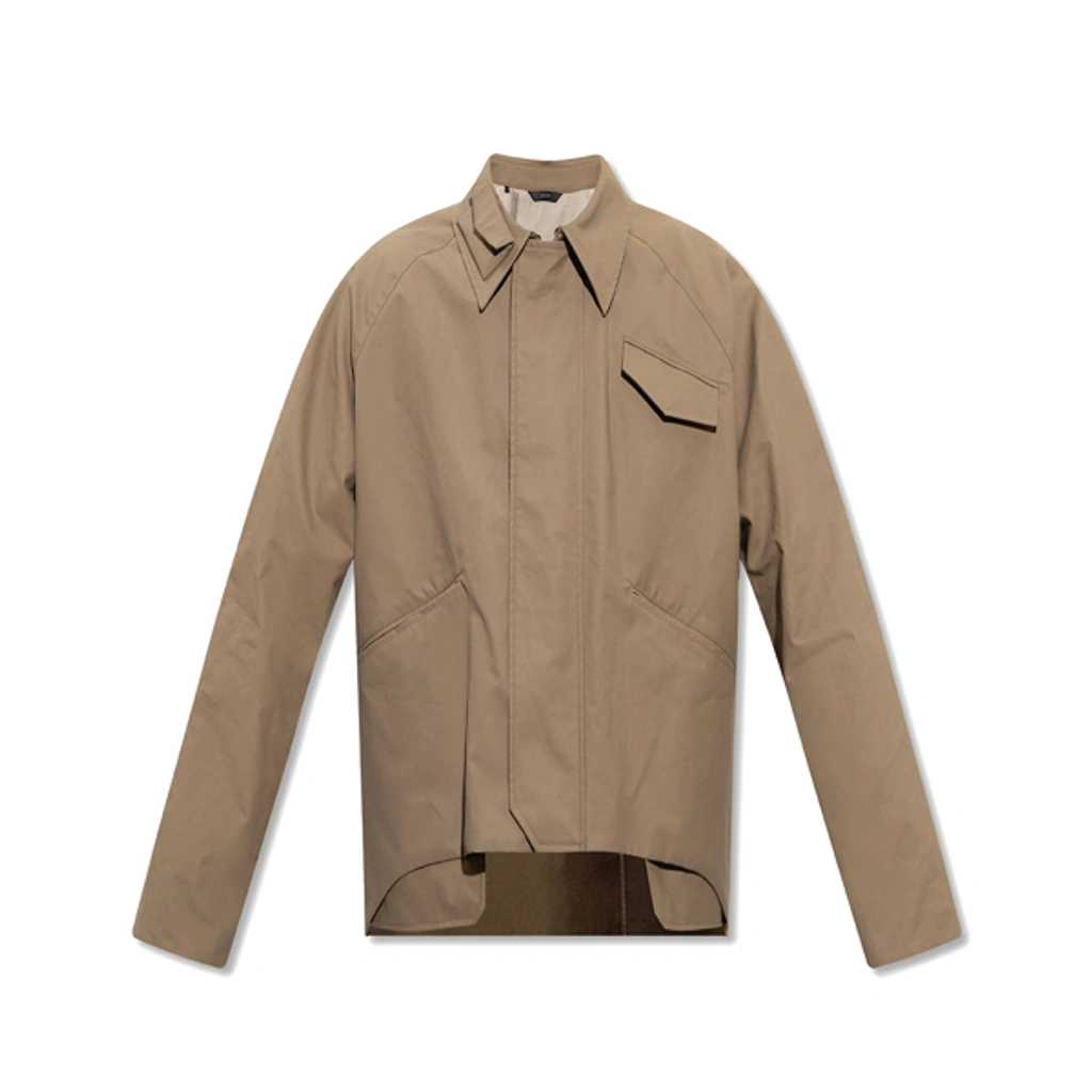 人気沸騰ブラドン Fendi Cropped Coated-linen Jacket In Beige | ModeSens ジャケット・アウター