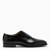 Ferragamo Black Leather Geoffrey Lace-up Shoes