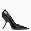 Ferragamo Eva 105mm Patent Leather Pumps In Black