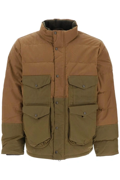 Filson Cruiser Quilted Down Jacket In Mixed Colours