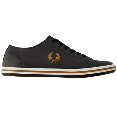 Fred Perry Kingston Leather B7163 281 Black Zapatillas