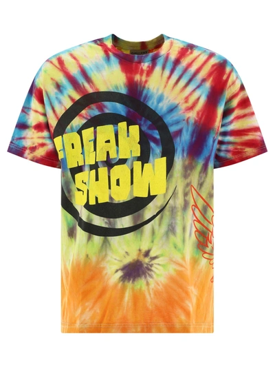 Gallery Dept. Freak Show Printed Tie-dyed Cotton-jersey T-shirt In Multicolour