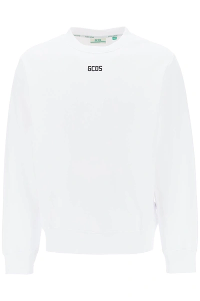 GCDS GCDS CREW NECK SWEATSHIRT WITH LOGO PRINT