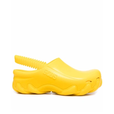 Gcds Man Mules & Clogs Yellow Size 9-10 Rubber