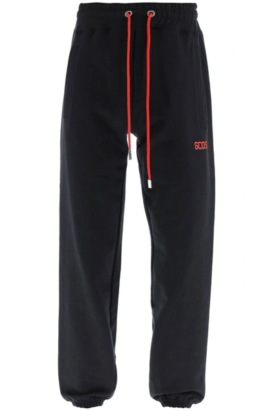 Gcds Sweatpants With Logo Detail In Black