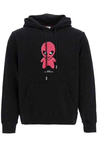 Gcds Weirdo Hoodie In Black