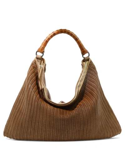 Giancarlo Nevola Lune Shoulder Bags In Brown