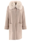 Giovi Luxurious Wool And Cashmere Jacket In Brown