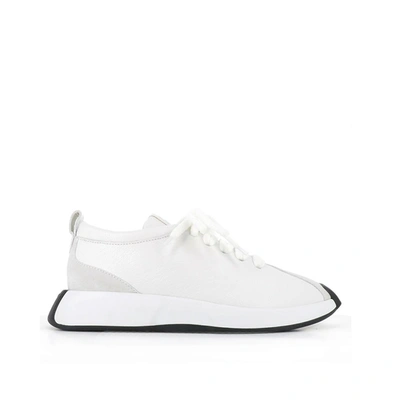 Giuseppe Zanotti Omnia Leather & Suede Sneaker In White