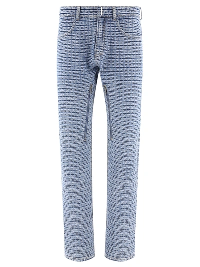 Givenchy "4g" Jeans In Blue