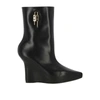 Givenchy Leather Ankle Boots In Black