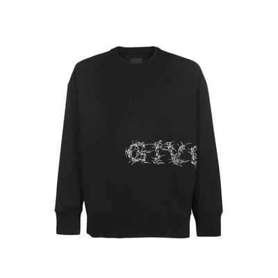 Givenchy Logo Sweartshirt In Black