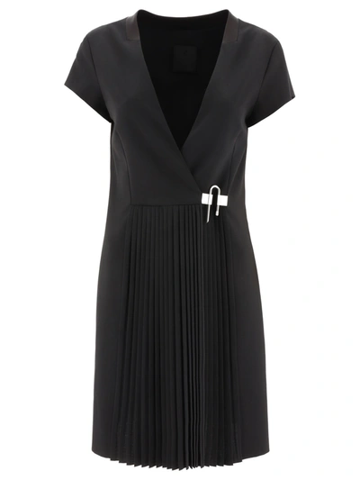 Givenchy "u-lock" Buckle Dress In Black