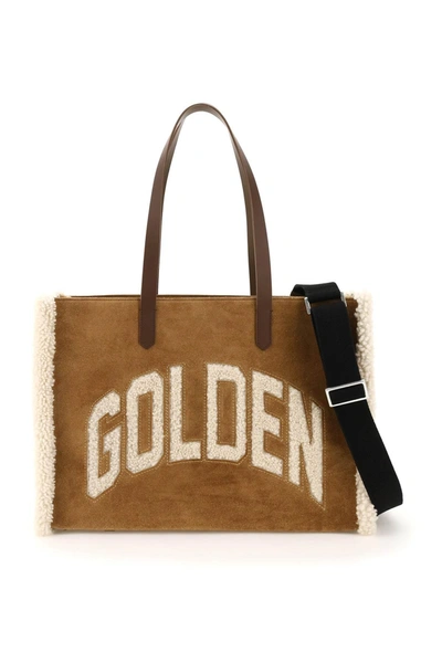 Golden Goose California East West Bag With Shearling Detail