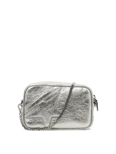 Golden Goose Star Bag Crossbody Bag In Silver