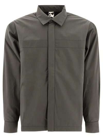 Gr10 K Wr Polartec® Overshirt Jacket In Gray