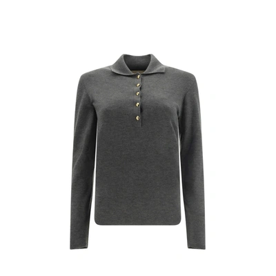 Gucci Polo Shirt In Grey