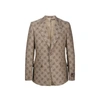 GUCCI GUCCI COTTON AND WOOL JACKET