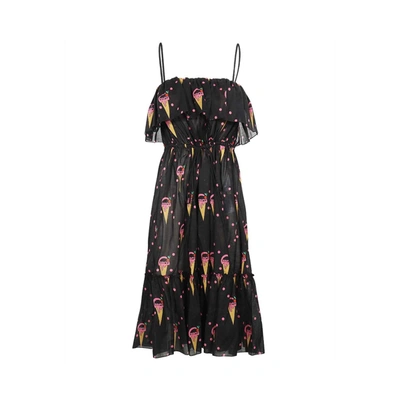 GUCCI GUCCI ICE CREAM PRINT DRESS