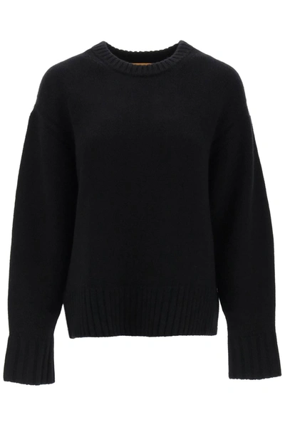 Guest In Residence Crew-neck Jumper In Cashmere In Black