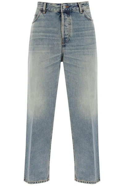Haikure 'betty' Cropped Jeans With Straight Leg In Light Blue