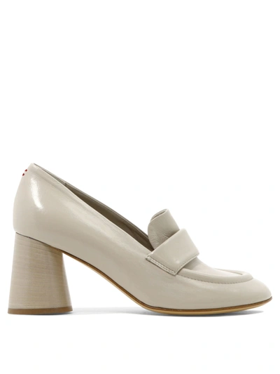 Halmanera "ace" Heeled Loafers In Grey