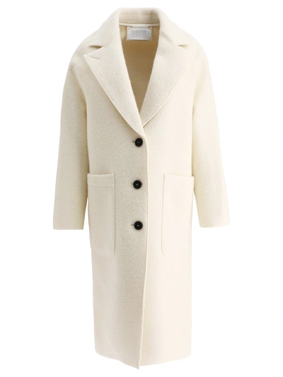 Harris Wharf London Off-white Greatcoat Coat
