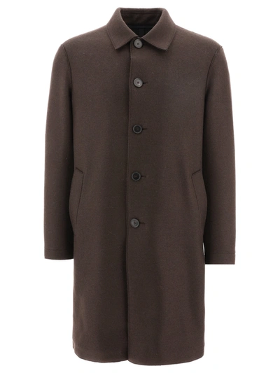 Harris Wharf London "polaire" Coat In Brown