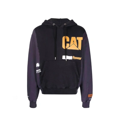 HERON PRESTON HERON PRESTON CAT HOODED SWEATSHIRT