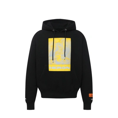 Heron Preston Logo Hooded Sweatshirt In Black