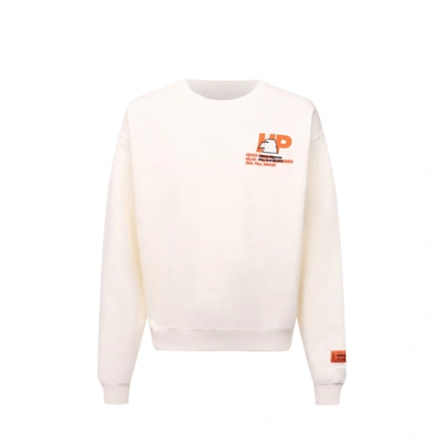 Heron Preston Logo Sweartshirt In White