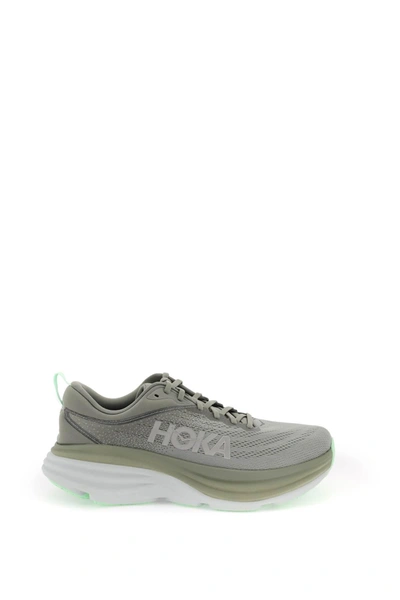 Hoka Bondi 8 Low-top Sneakers In Green