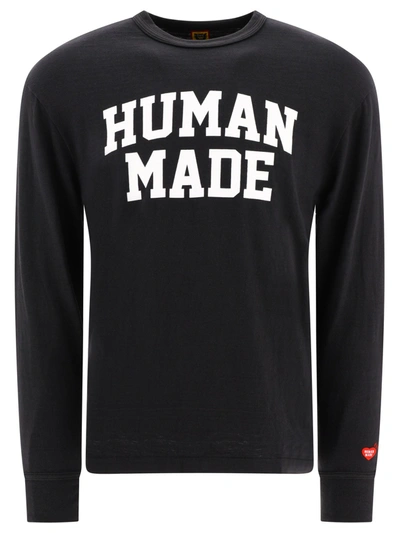 Human Made "#7" T-shirt In Black