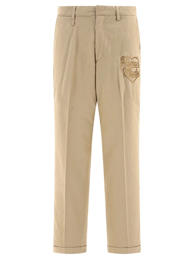 Human Made Chino Trousers In Beige